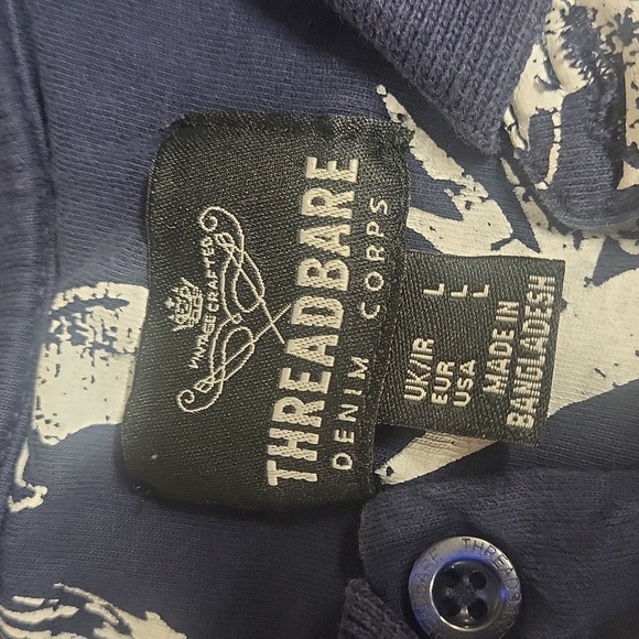 Threadbare denim corps shirt lg. - Picture 6 of 8